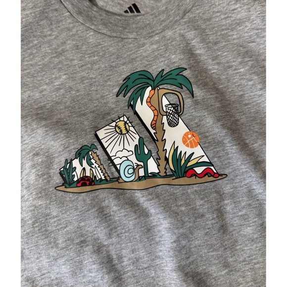 Adidas T-Shirt & Shorts Set Toddler Boys 3T Sports All Day Athletic Outfit NEW - Picture 2 of 4